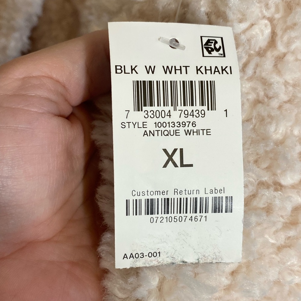 NWT I.N.C. Teddy Bear Full Length Winter Jacket. Size: Oversized XL. - Picture 3 of 6